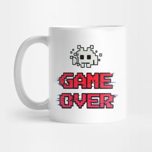Game Over Arcade Retro Pixel Art Mug
